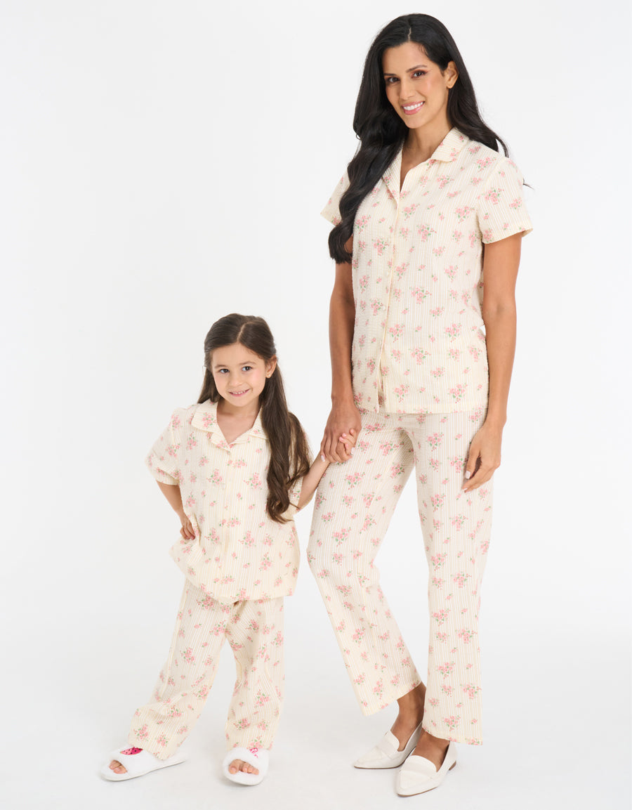 Floral Print Pajama Set