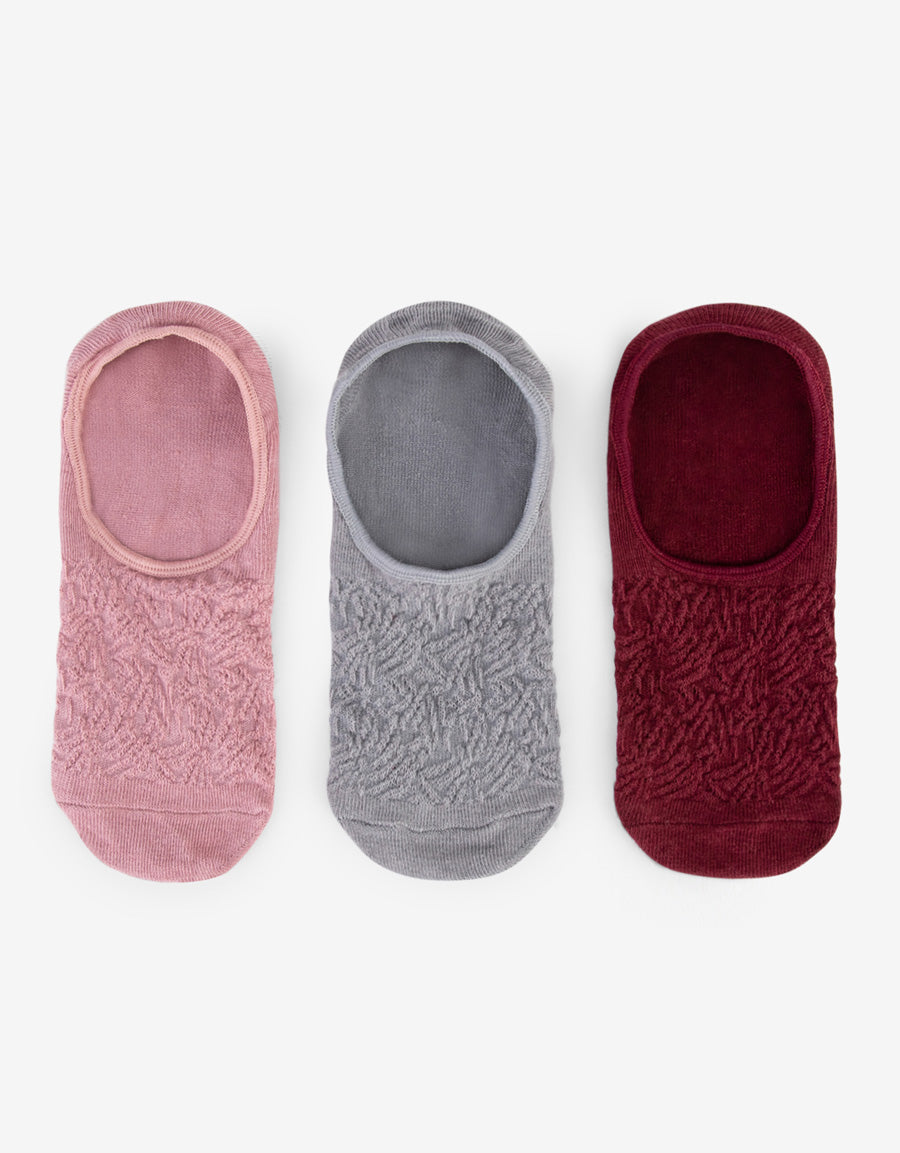 3-Pack Cotton Footsies