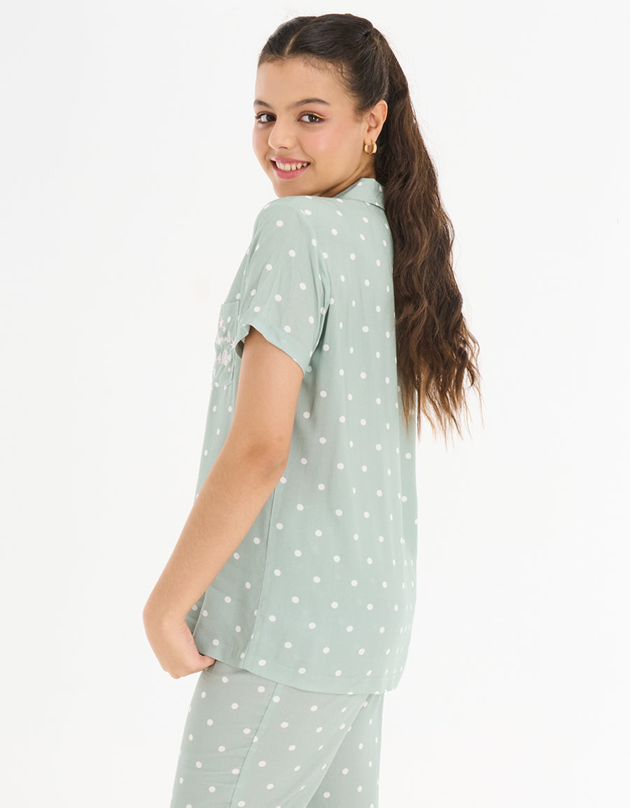 Short Sleeve Pajama Set