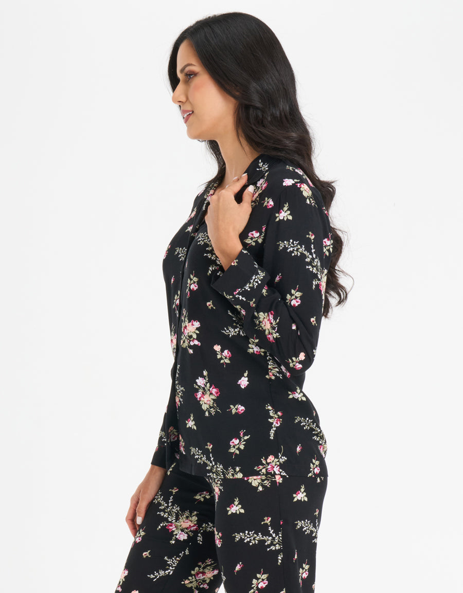 Floral Print Pajama Set