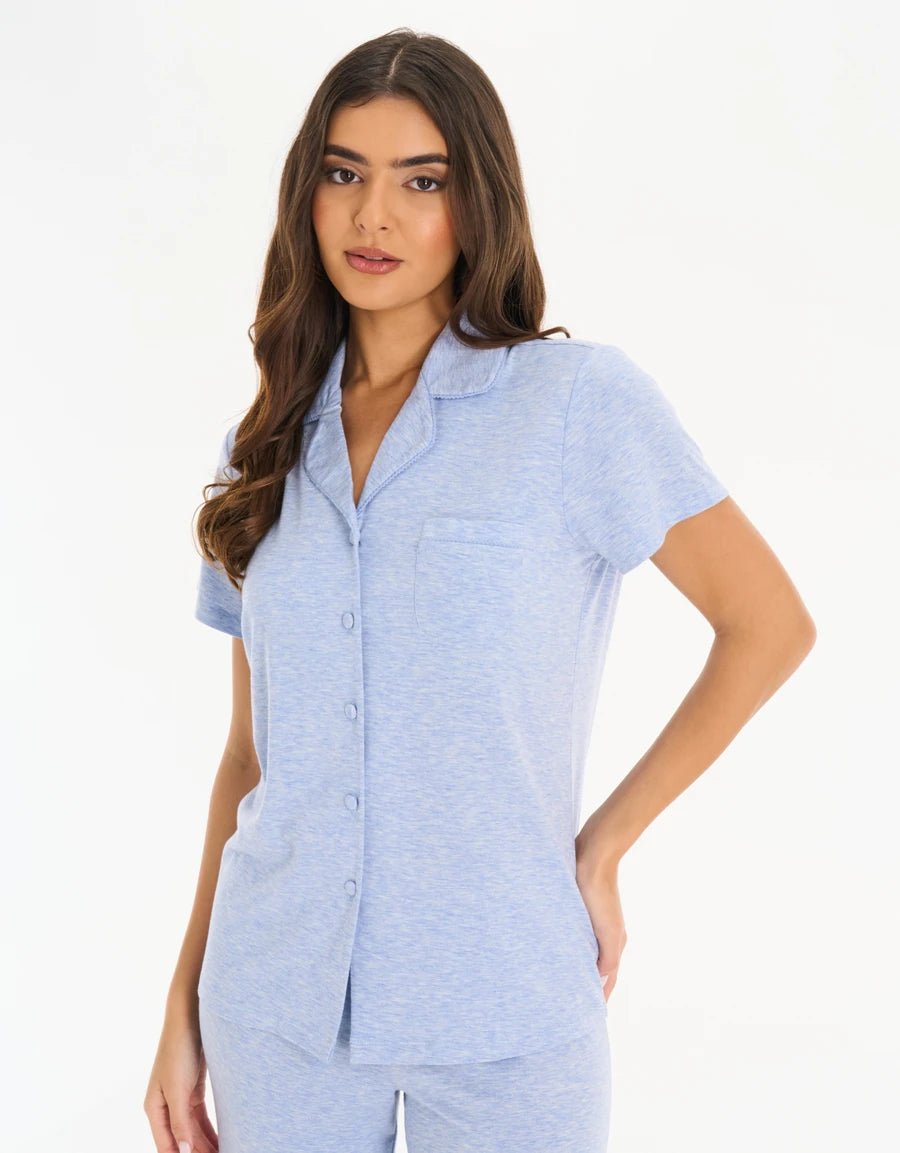 Soft Stretch Marle Pajama Set