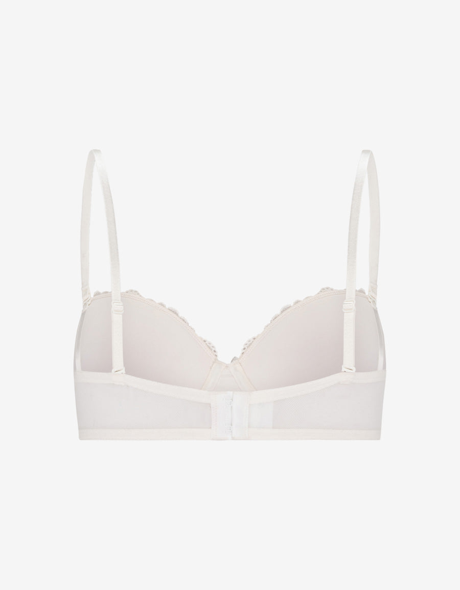 Sparkle Lace-Trim Satin Multiway Bra