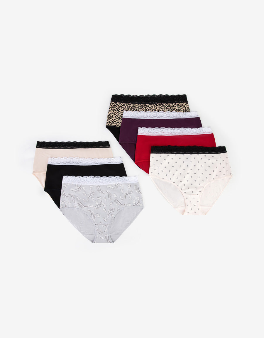 7-Pack Cotton Maxi Panties