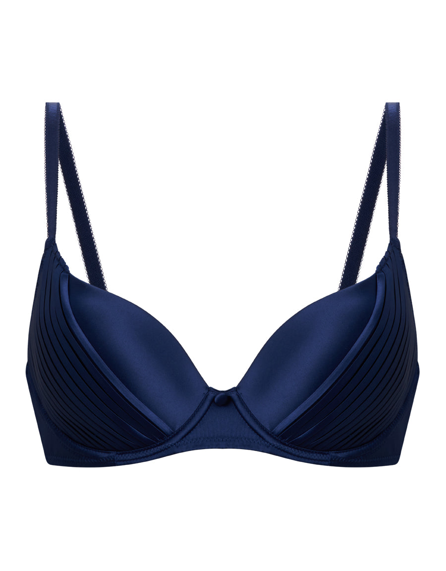 LUXE PLEATED PLUNGE BRA