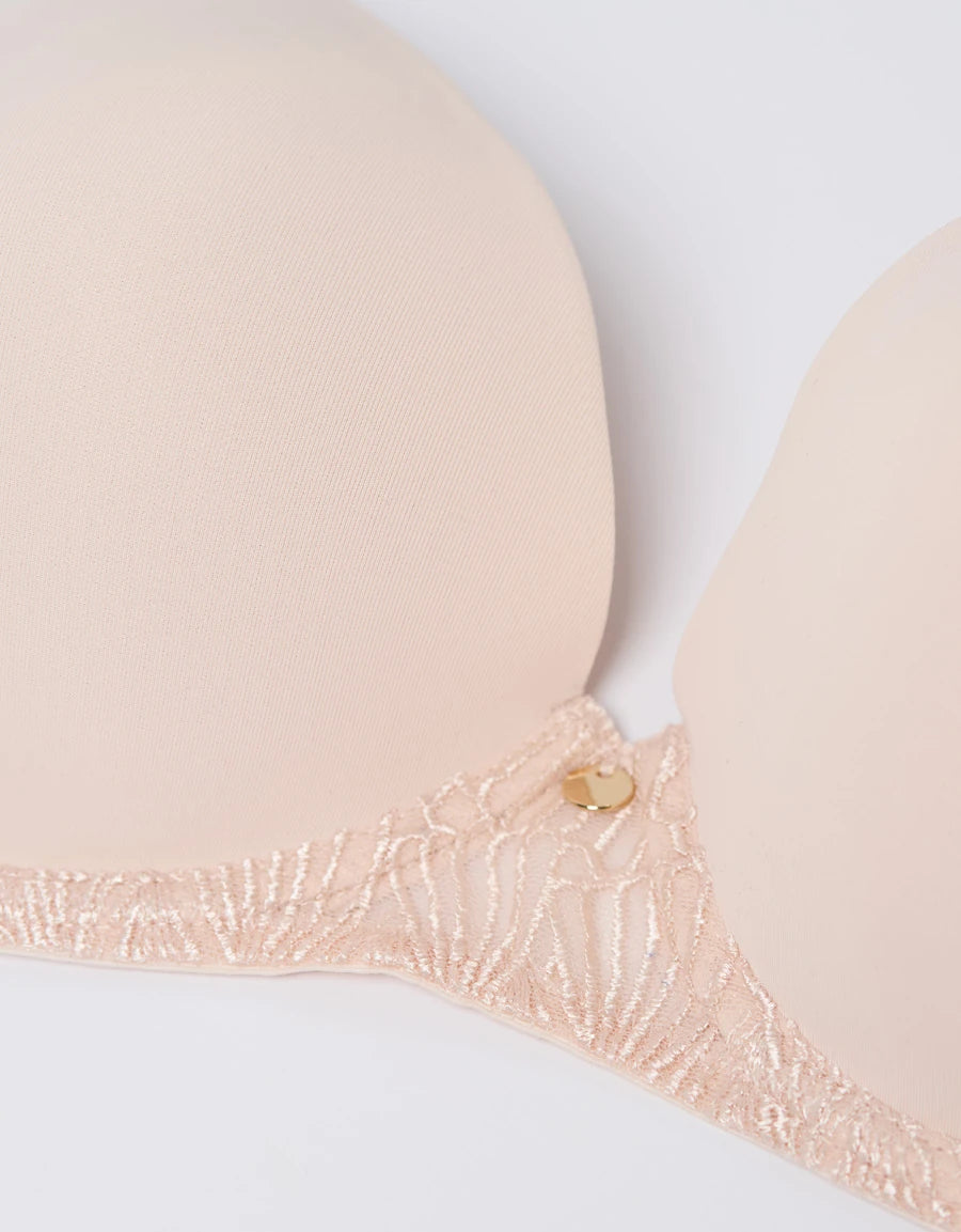 Embroidered Padded Balconette Bra