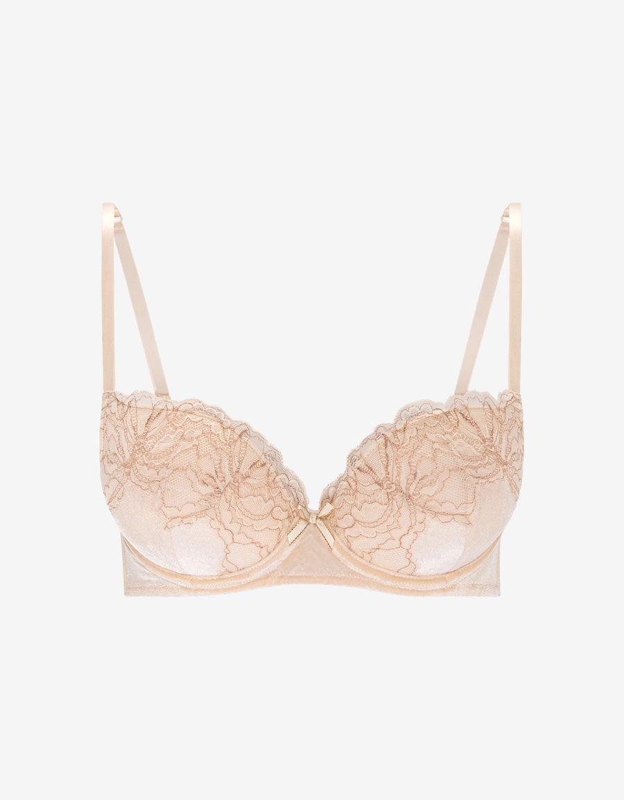 Lace Bridal Plunge Bra