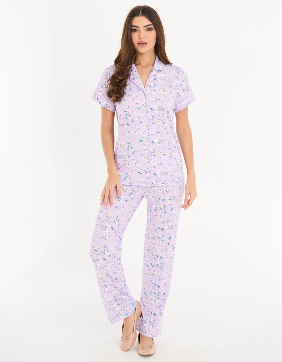 Floral Print Pajama Set