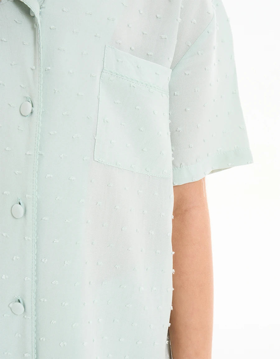 Viscose Dobby Pajama Set