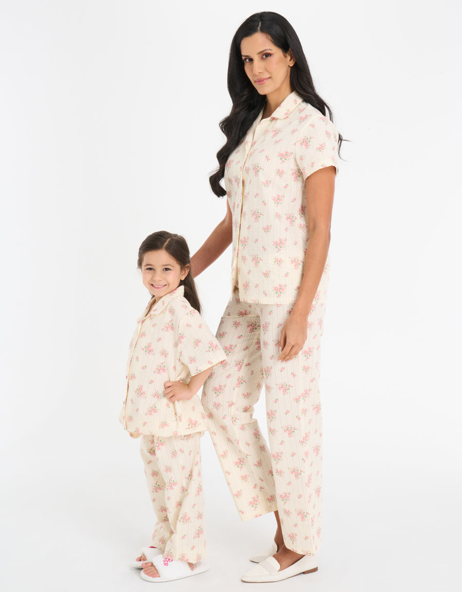Floral Print Pajama Set