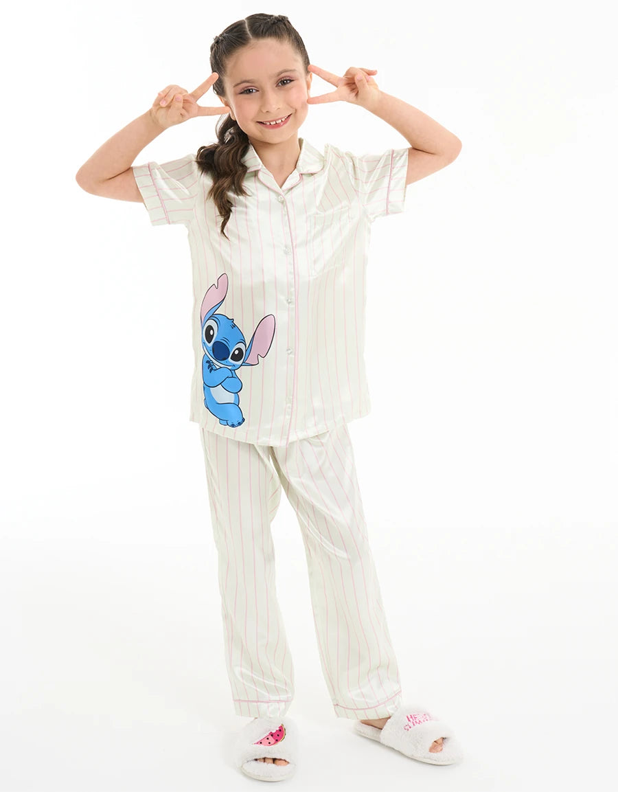 Lilo & Stitch Satin Pajama Set