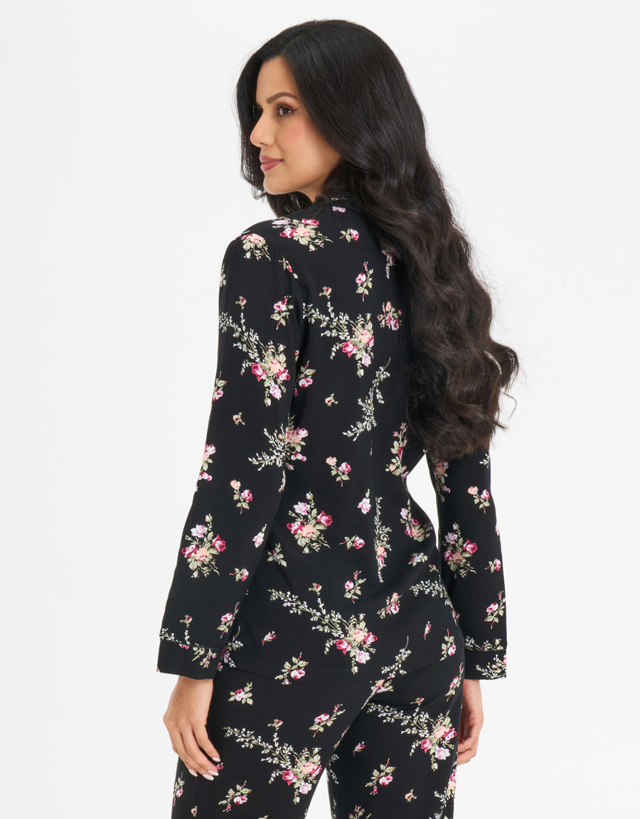 Floral Print Pajama Set