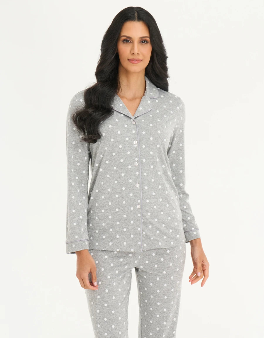 Polka Dot Print Pajama Set