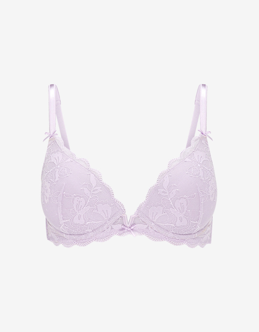 Lace Bridal Plunge Bra