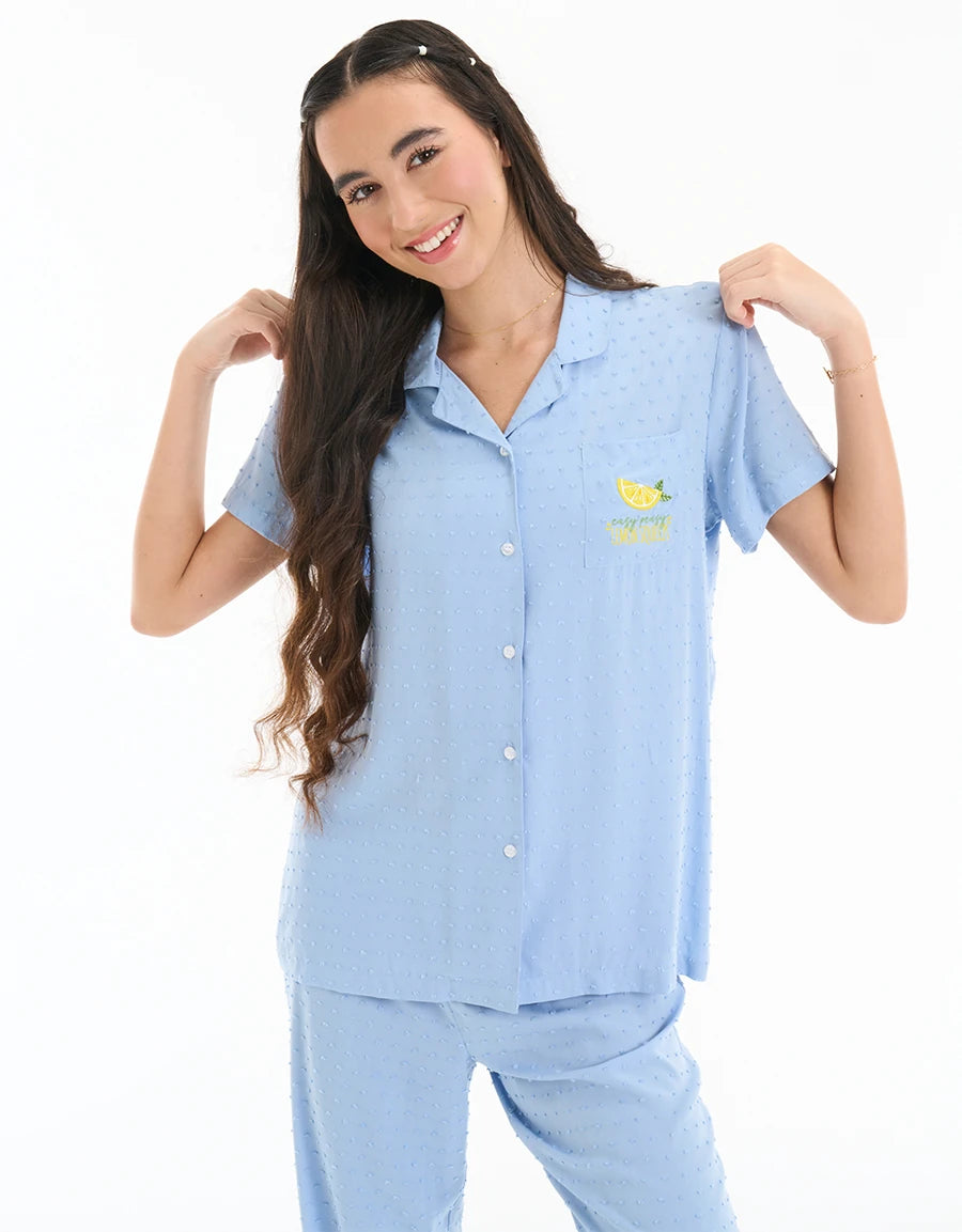 Lemon Squeezy Pajama Set