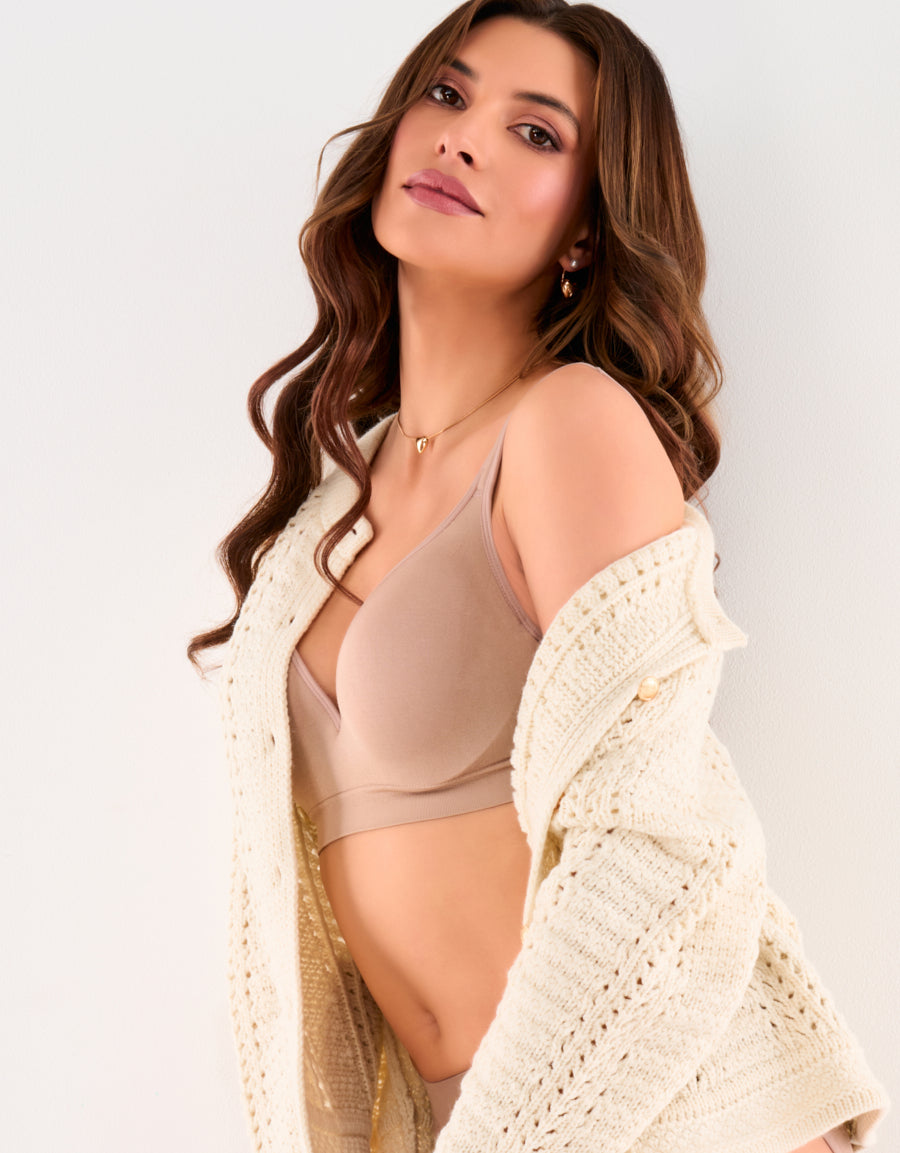 Seam Free Push Up Bra