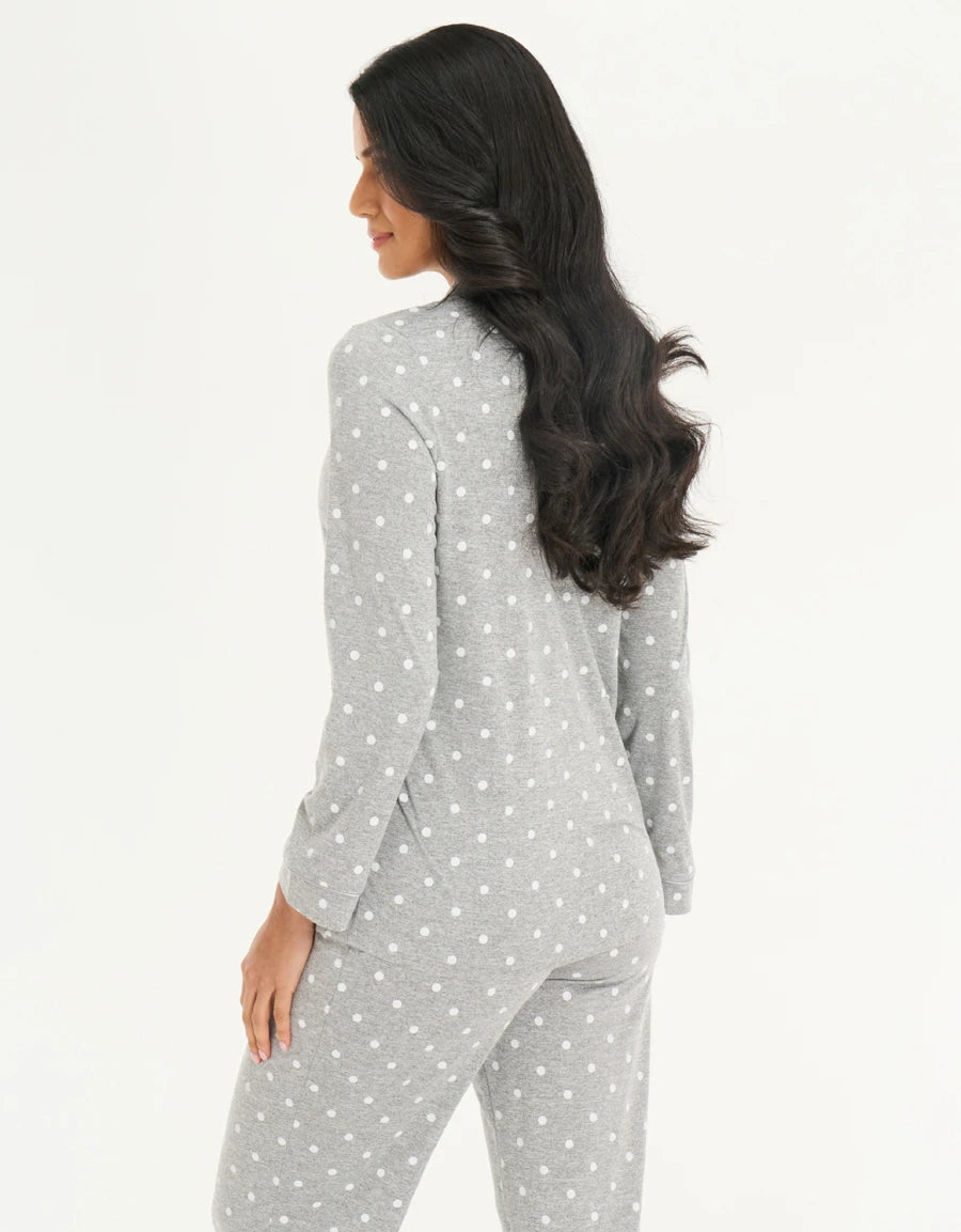 Polka Dot Print Pajama Set
