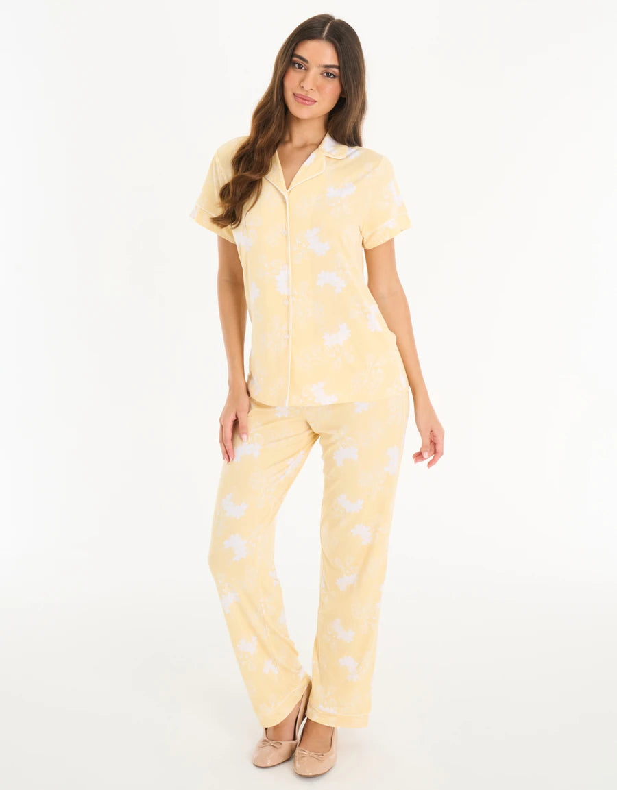 Floral Print Pajama Set