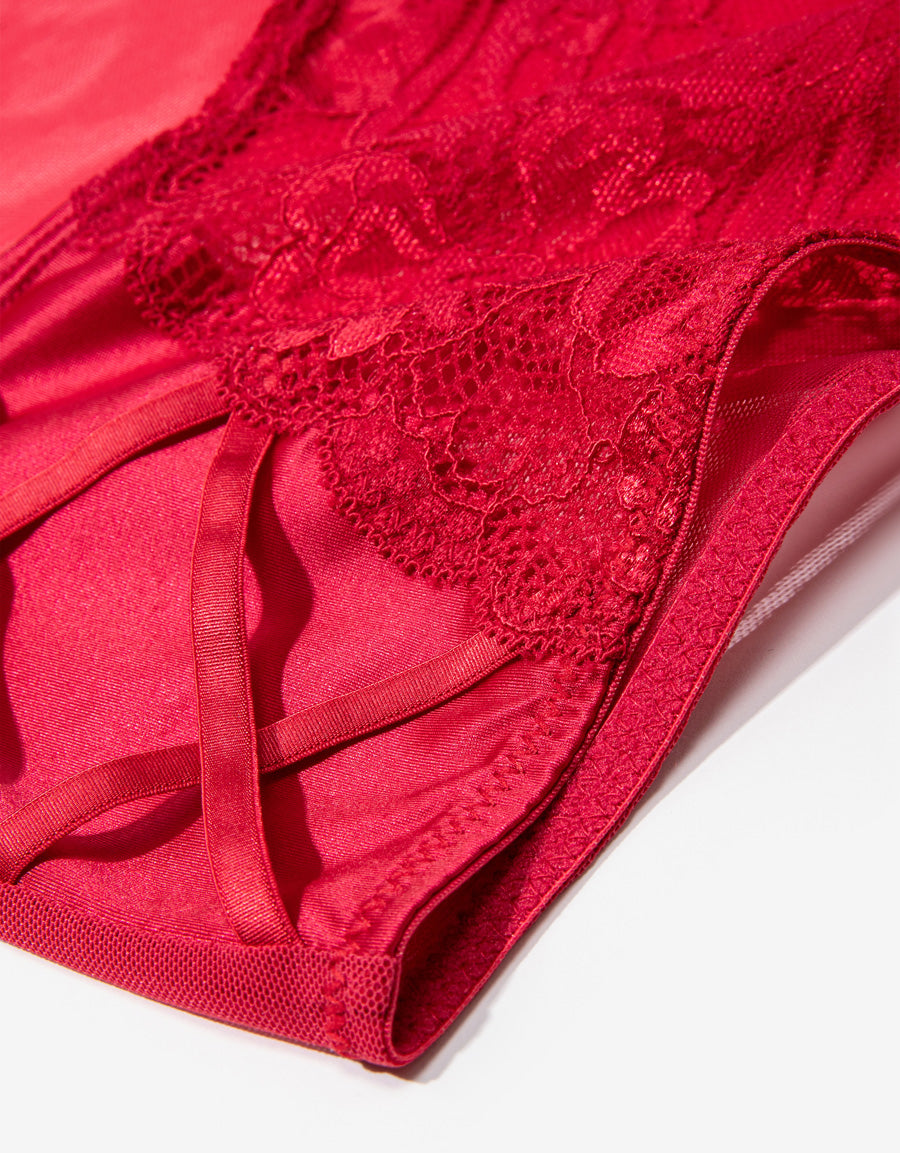 Boxer Panty in Red