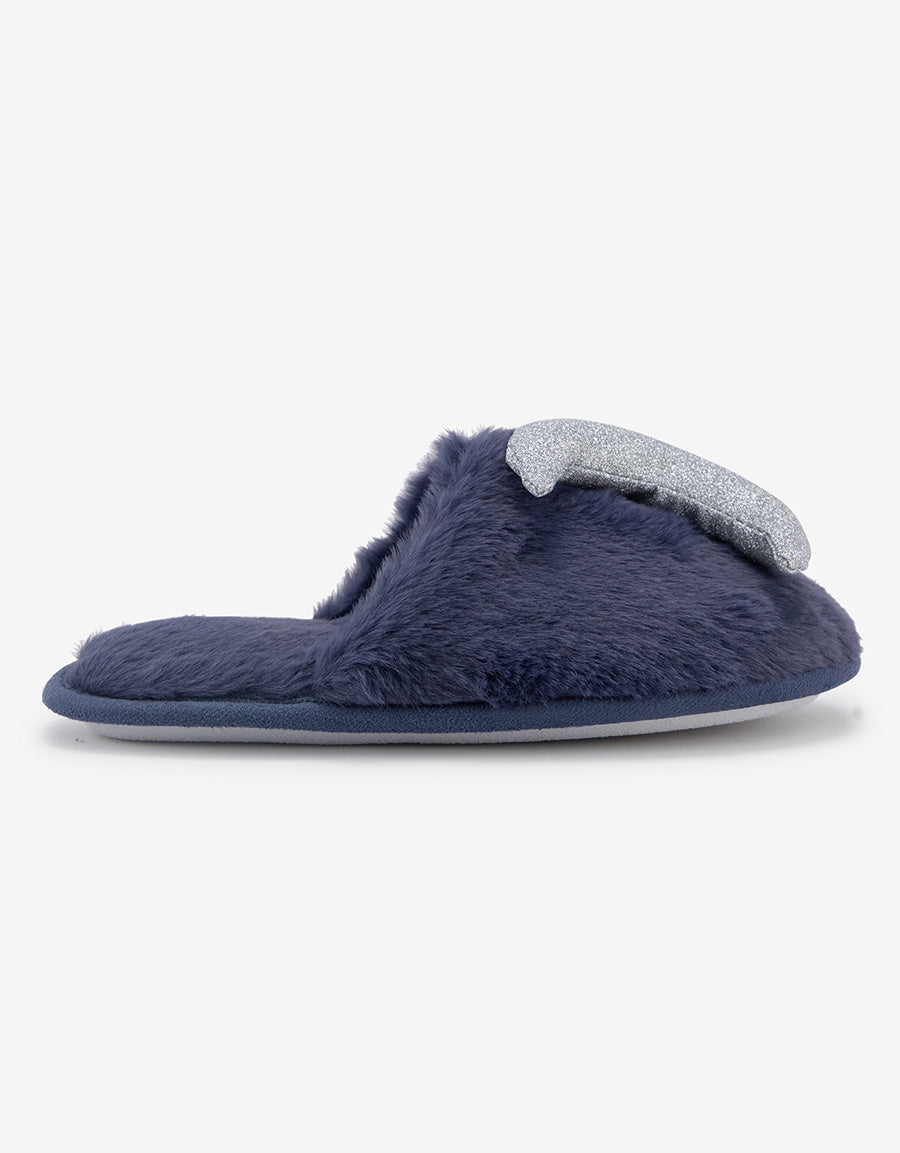 Star & Moon Closed Toe Slippers