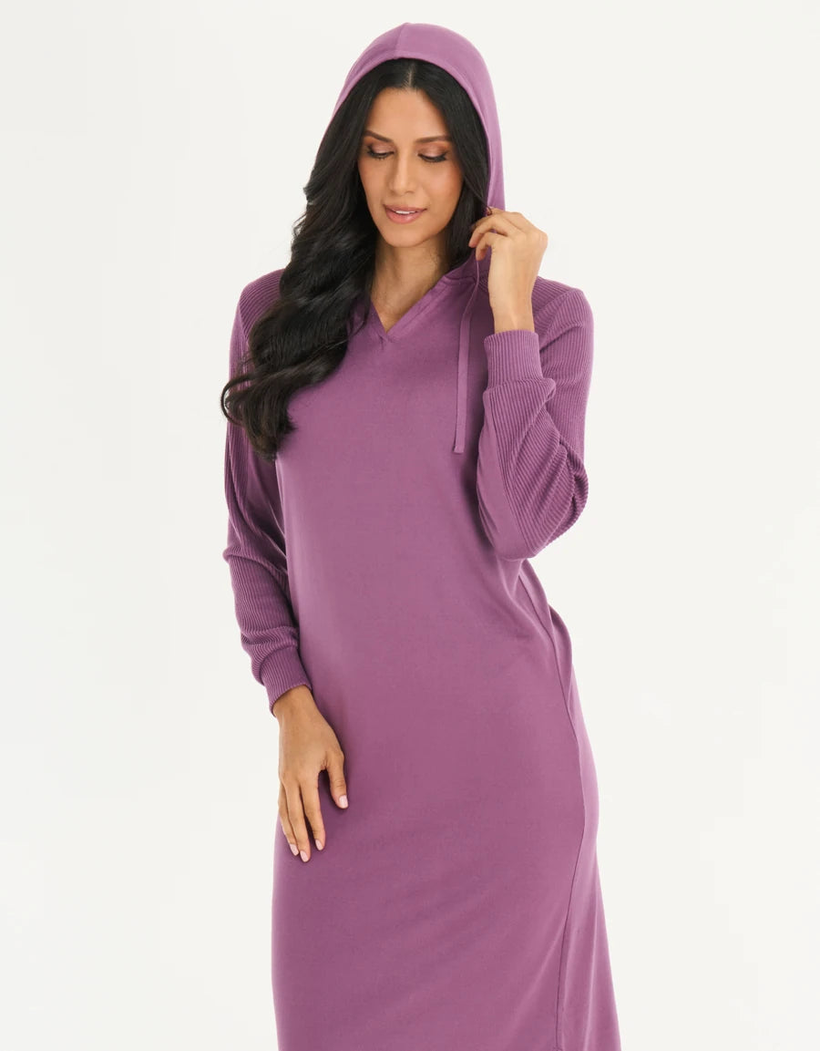 Long Hooded Lounge Dress