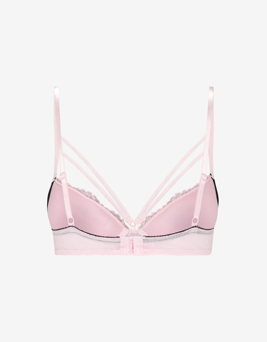 Lace Double Push Up Plunge Bra 