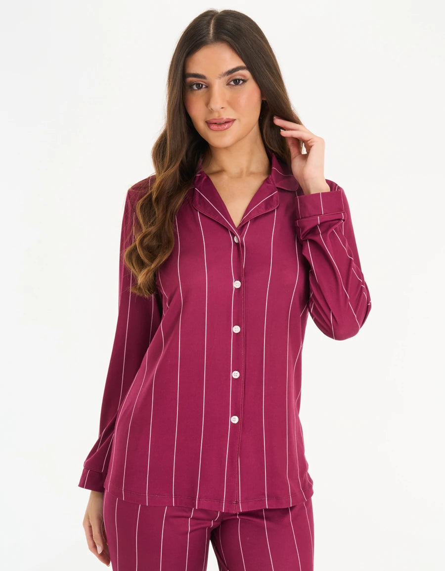 Striped Pajama Set