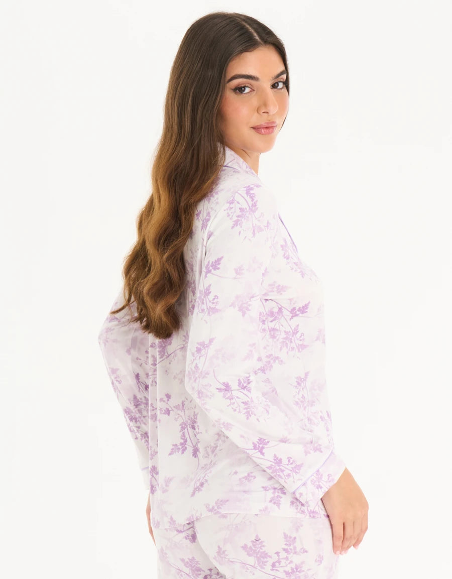 Floral Print Pajama Set