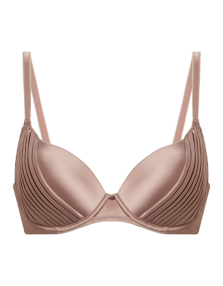 LUXE PLEATED PLUNGE BRA