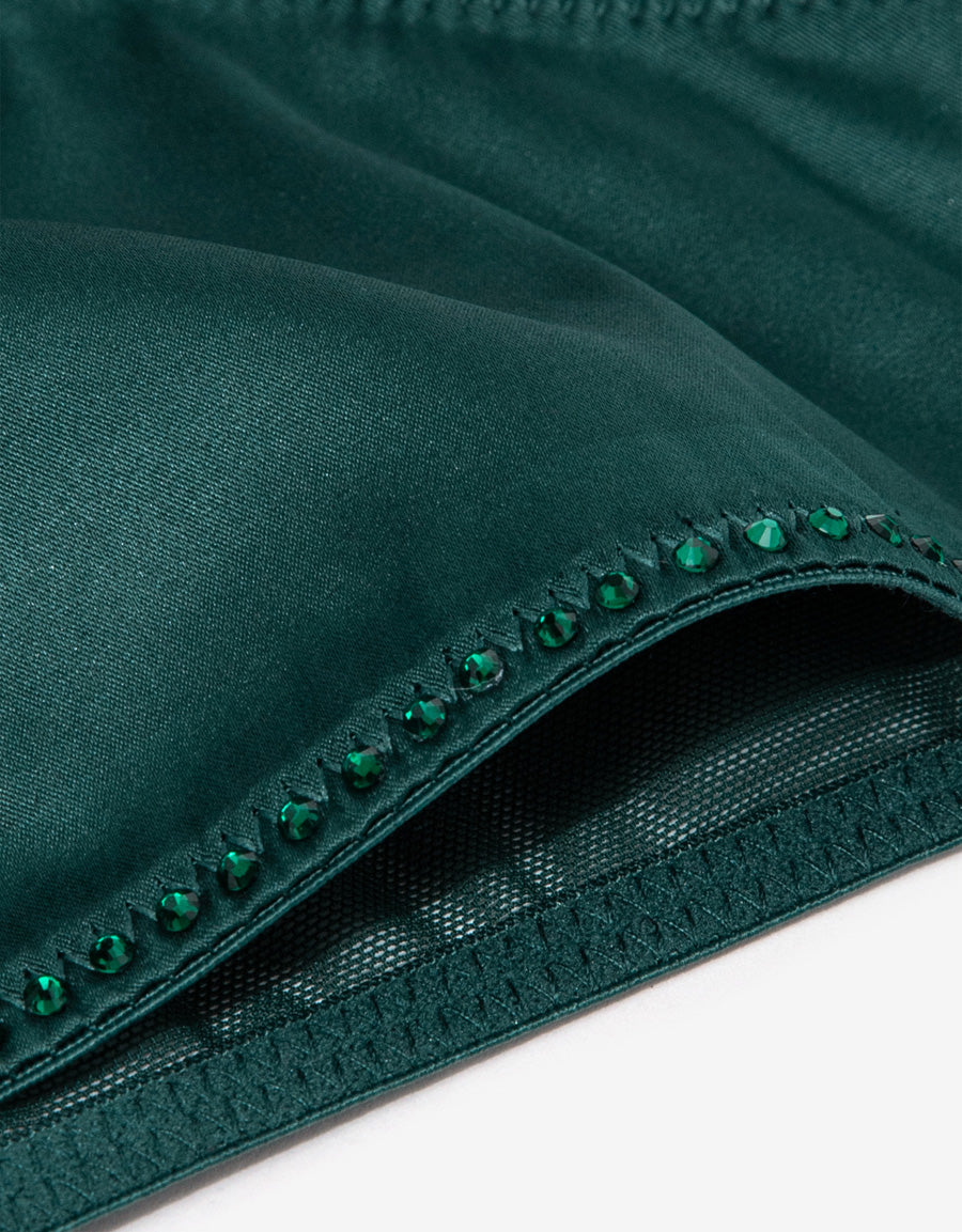 Sparkle Satin Brazilian Panty