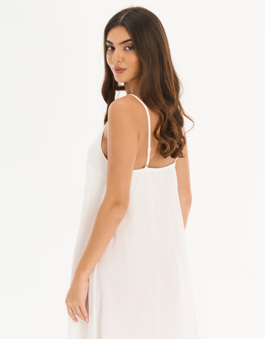 Short Nightdress in Ivory