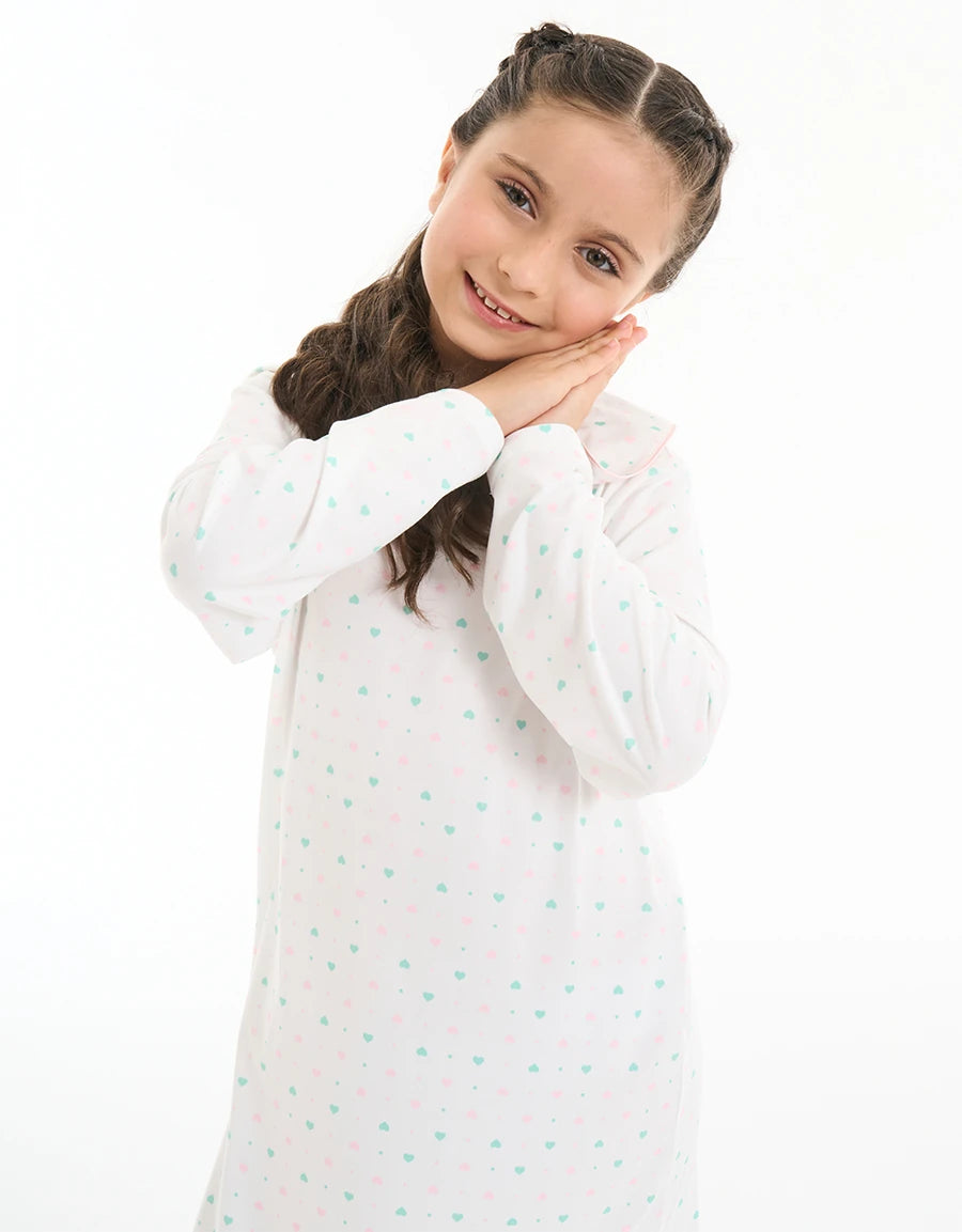 2-Pack Little Hearts Sleep Dresses