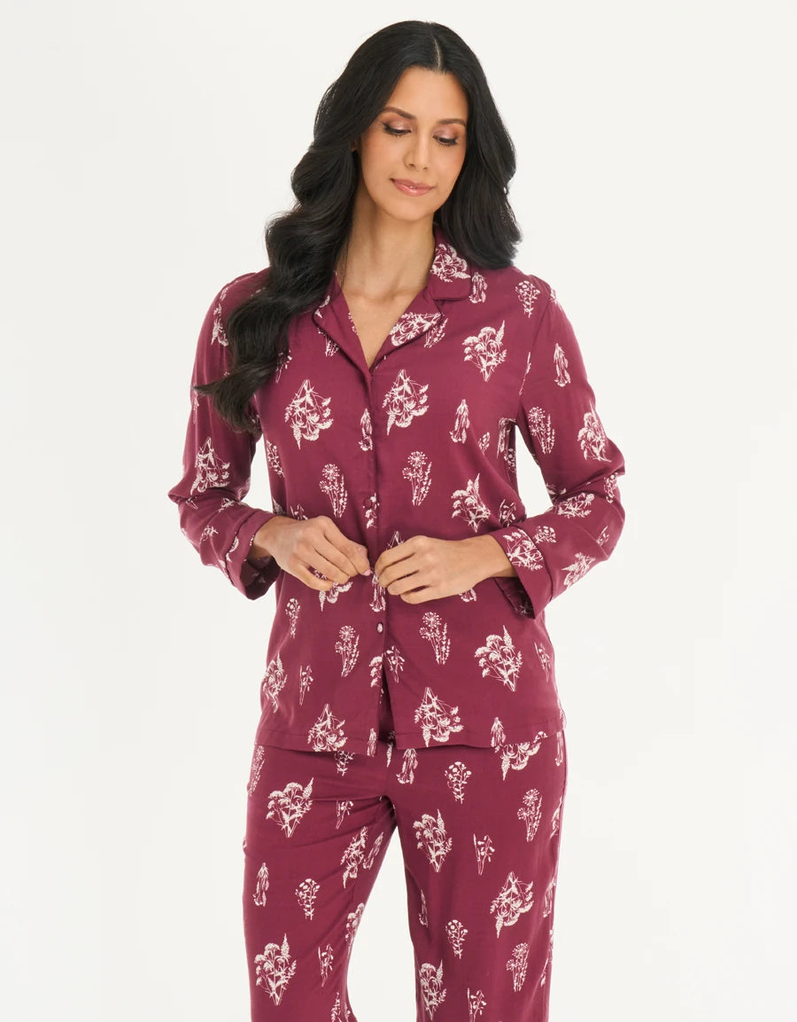 Floral Print Pajama Set