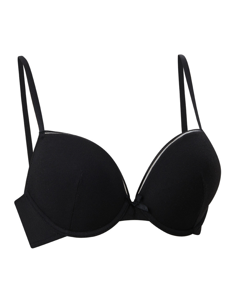 Black Plunge Bra