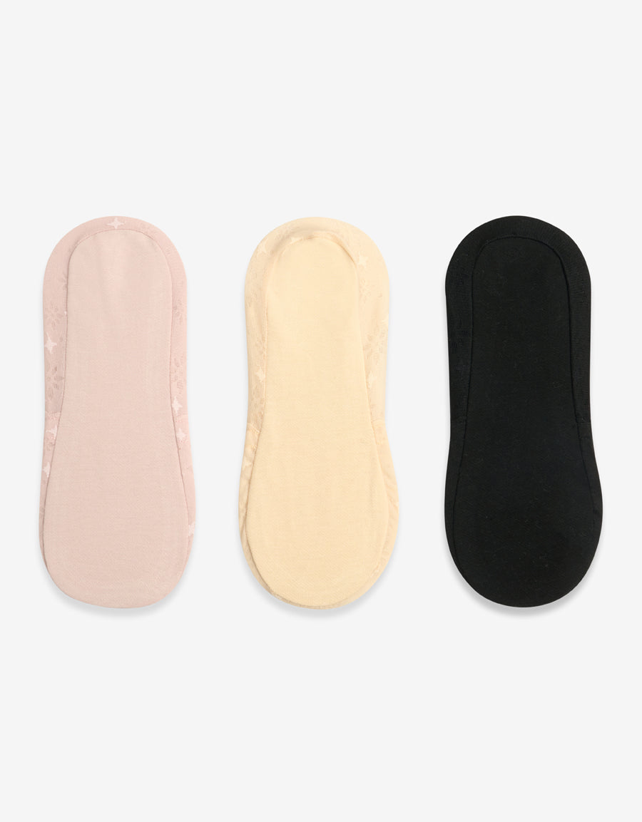 2-Pack Liner Socks in Nude
