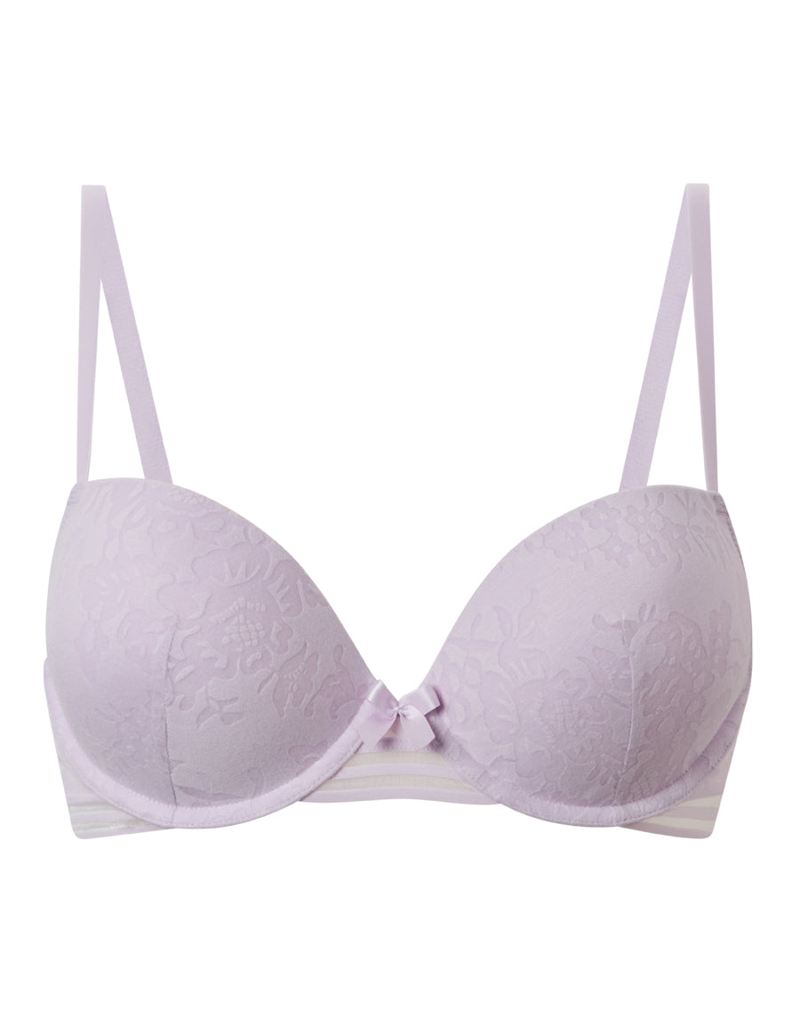 COTTON 1 PLUNGE BRA