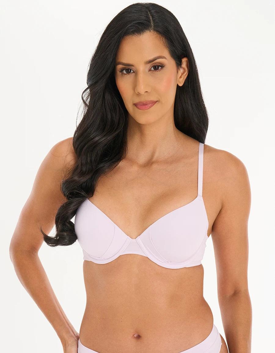 Smooth Microfiber Padded Plunge Bra