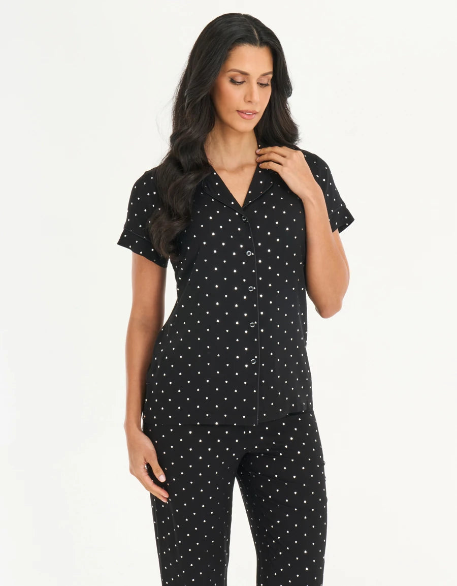 Polka Dot Print Pajama Set
