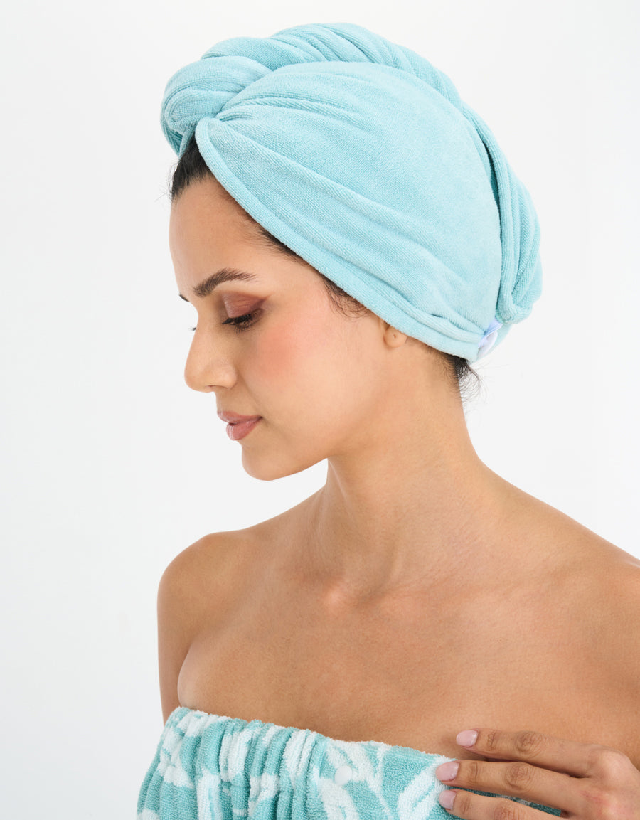 Terry Towel Wrap Set