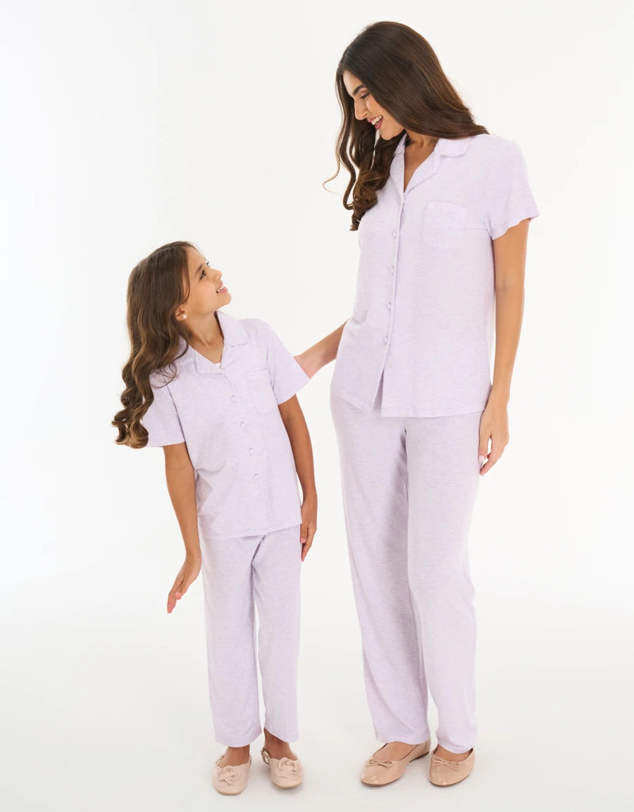 Soft Stretch Marle Pajama Set