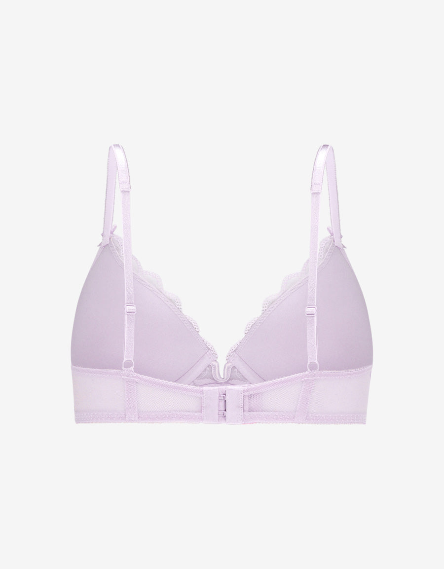 Lace Bridal Plunge Bra