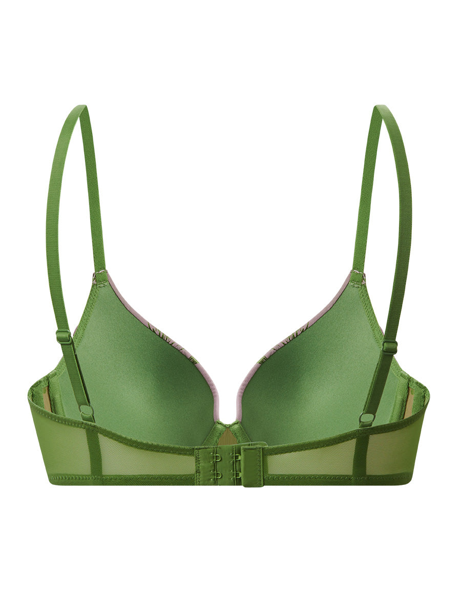 Satin Plunge Bra