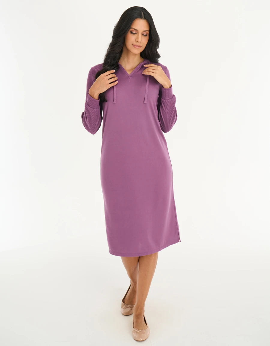 Long Hooded Lounge Dress