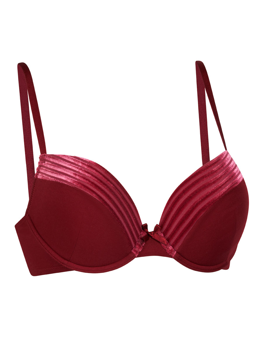 COTTON 1 PLUNGE BRA
