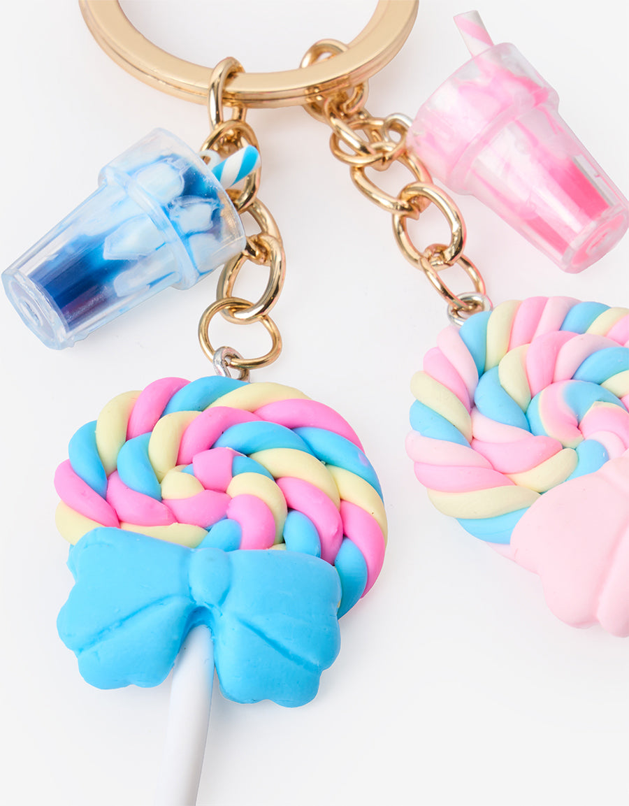 Candy Lollipop Keychain Set – 2 Pieces