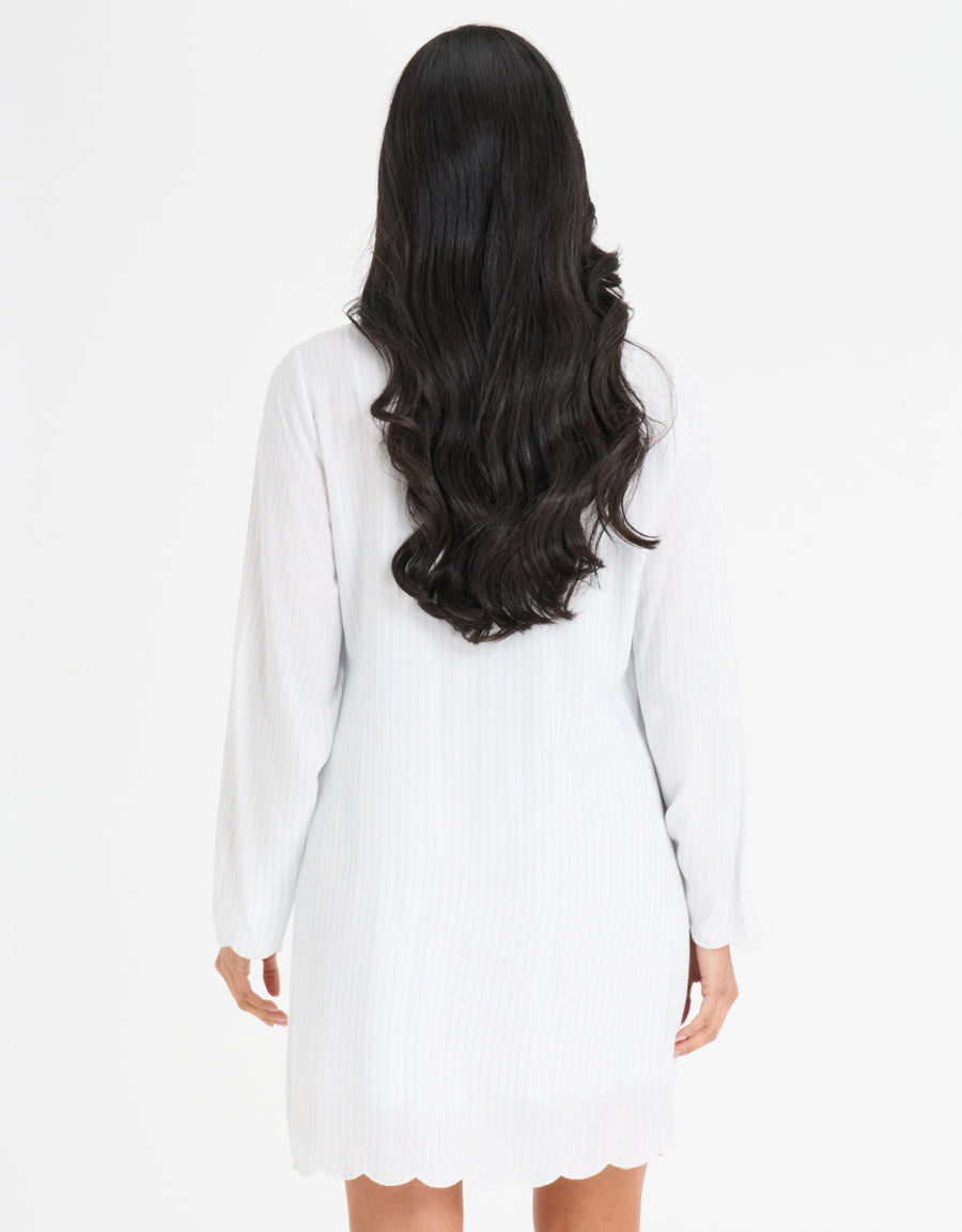 Broderie Short Dress and Robe Set