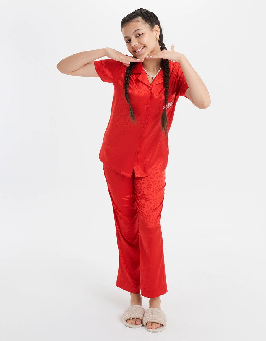 Satin Pajama Set