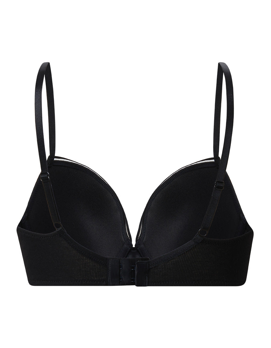 Black Plunge Bra