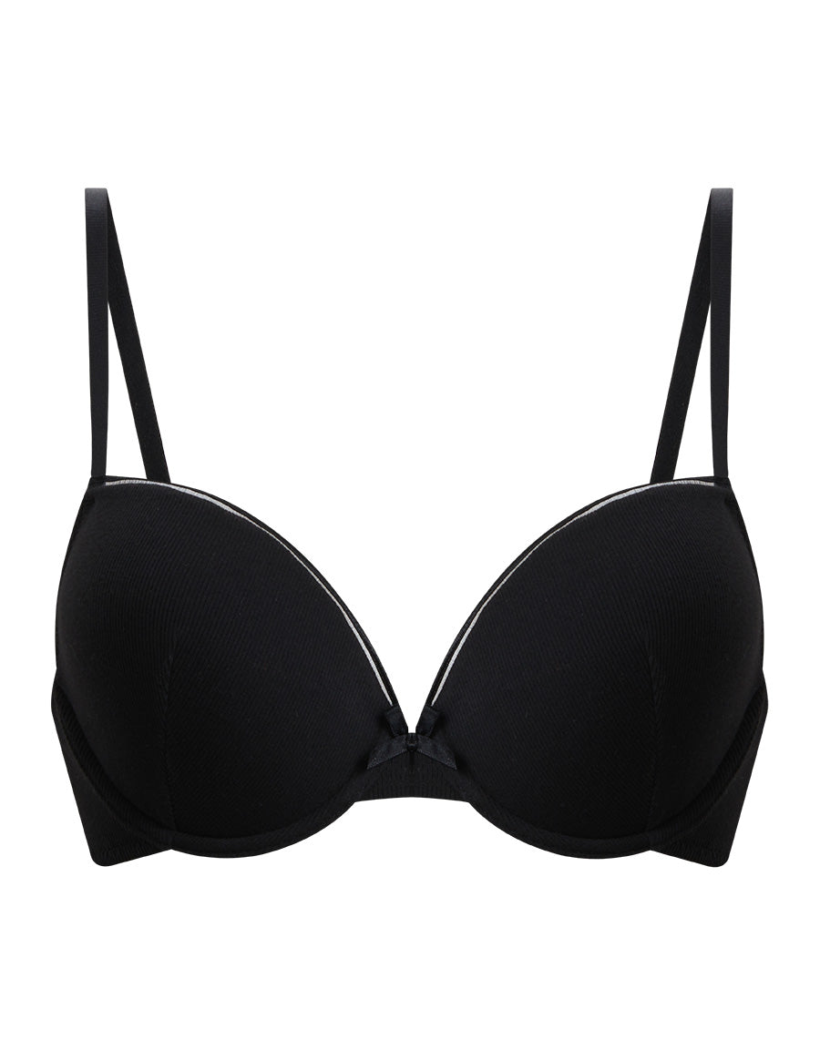 Black Plunge Bra