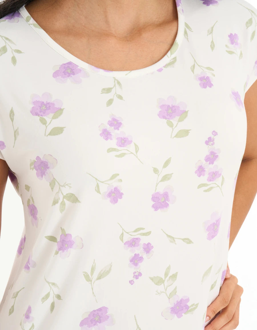 2-Pack Floral Print Nightdresses