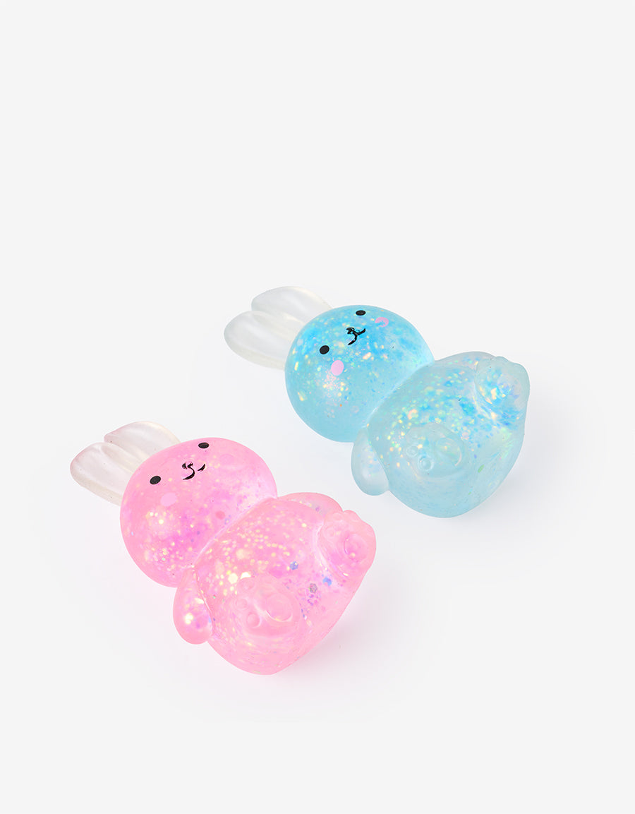 Glitter Bunny Hair Claw Clips – 2 Pieces